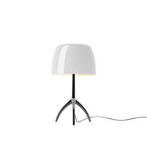 Lumiere Table Lamp Table Lamp Foscarini Small Black Chrome White