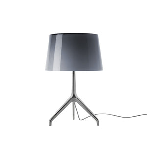 Lumiere XX Table Lamp Table Lamp Foscarini XXS Aluminum Grey