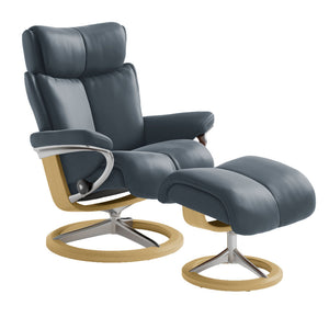 Magic Chair and Ottoman With Signature Base Office Chair Stressless 