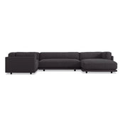 Sunday J Sectional Sofa With Chaise sofa BluDot Left Arm Makada Charcoal 