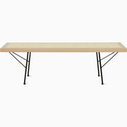 Nelson Cane Bench Benches herman miller 48 Inch Natural Maple Black