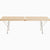 Nelson Bench Benches herman miller 48-inches Wide Metal Base +$100.00 Natural Maple Slat Finish