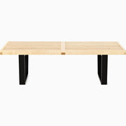 Nelson Bench Benches herman miller 48-inches Wide Wood Base Natural Maple Slat Finish