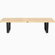 Nelson Bench Benches herman miller 60-inches Wide +$115.00 Wood Base Natural Maple Slat Finish