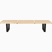Nelson Bench Benches herman miller 72-inches Wide +$240.00 Wood Base Natural Maple Slat Finish