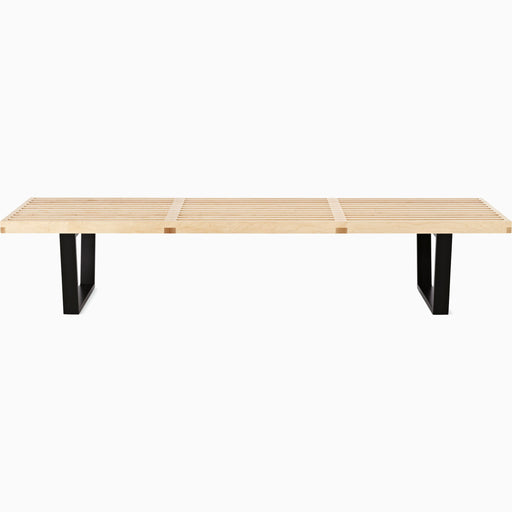 Nelson Bench Benches herman miller 72-inches Wide +$240.00 Wood Base Natural Maple Slat Finish