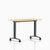 Everywhere Flip-Top Table Desk's herman miller 48-inches Wide Natural Maple Laminate Black Umber