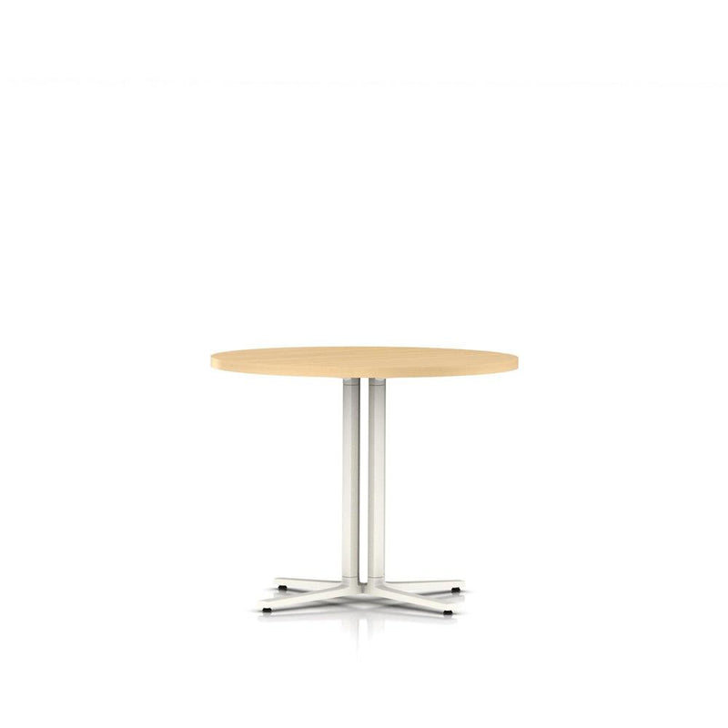 Everywhere Round Table Dining Tables herman miller 36-inch Diameter Natural Maple Laminate White