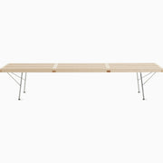 Nelson Platform Bench - Metal Legs Benches herman miller 72 Wide Metal Base Maple