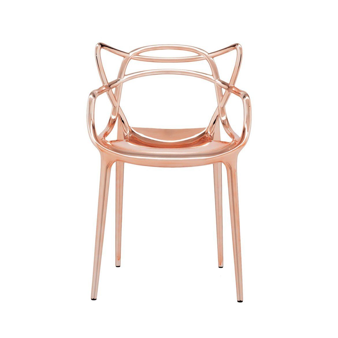 Masters Chair Metallic Side/Dining Kartell Copper 