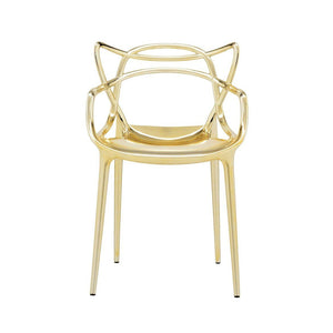 Masters Chair Metallic Side/Dining Kartell Gold 