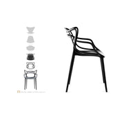 Masters Chair 4-Pack Special Price Side/Dining Kartell 