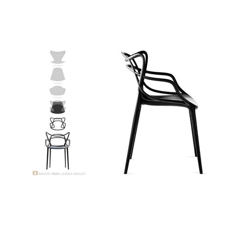 Masters Chair 4-Pack Special Price Side/Dining Kartell 