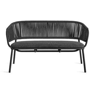 Mate Outdoor Settee Outdoors BluDot Toohey Charcoal 