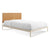 Me Time Leather Bed Bed BluDot Queen 