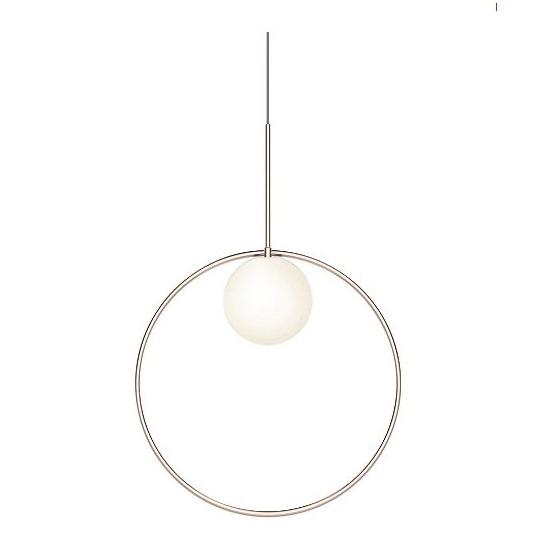 Bola Halo Led Pendant Pendant Lights Pablo Rose Gold 18" 