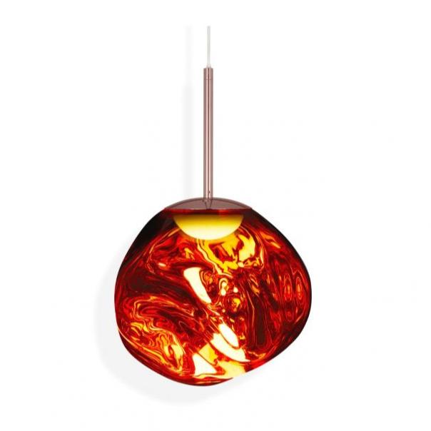 Melt Mini LED Pendant Light suspension lamps Tom Dixon Copper 