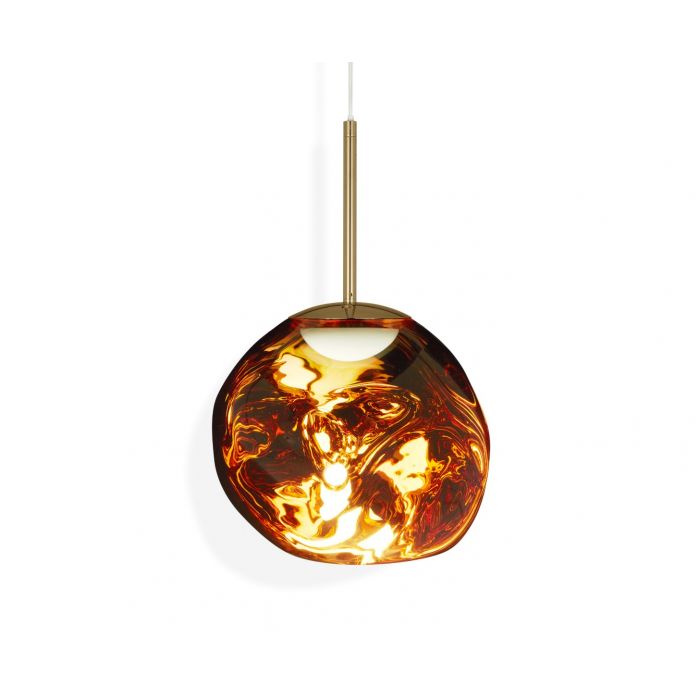 Melt Mini LED Pendant Light suspension lamps Tom Dixon Gold 