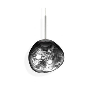 Melt Mini LED Pendant Light suspension lamps Tom Dixon Silver 