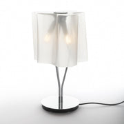 Logico Mini Table Lamp Table Lamps Artemide Chrome Milky White 