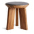 Mimi Stool Stools BluDot Acacia / Slate Leather 