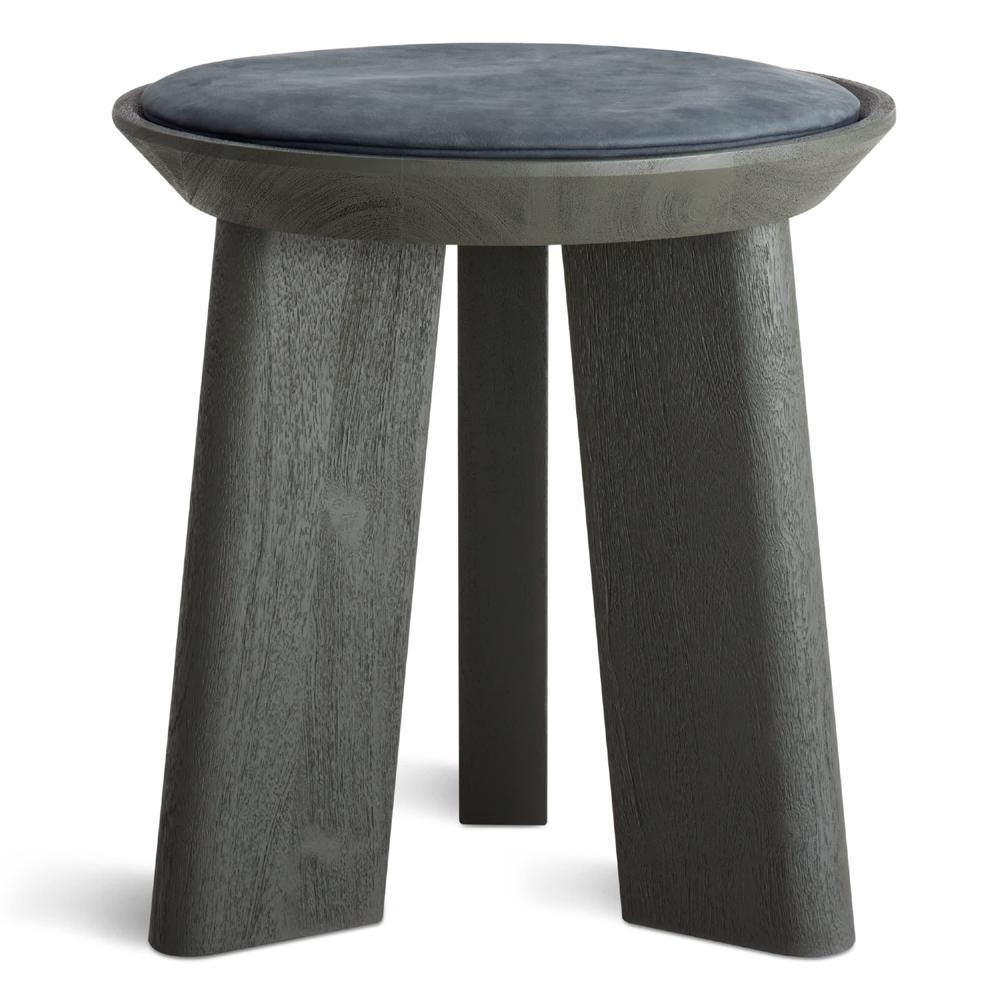 Mimi Stool Stools BluDot Olive / Ink Leather 