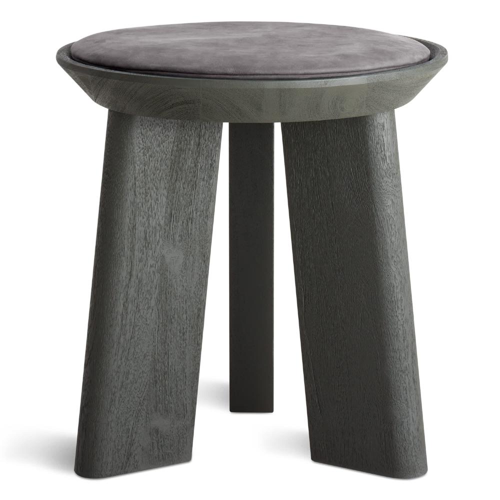 Mimi Stool Stools BluDot Olive / Slate Leather 