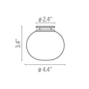Mini Glo-Ball Ceiling / Wall Light wall / ceiling lamps Flos 