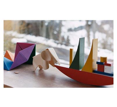 Miniature Eames Plywood Elephant by Vitra Art Vitra 