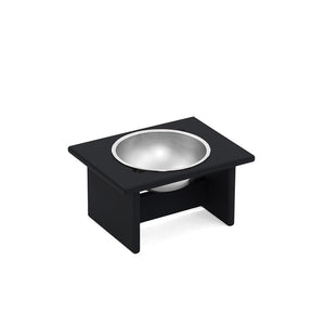 Minimalist Single Dog Bowl Stools Loll Designs Black Small: 9.5 In Width 