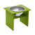 Minimalist Single Dog Bowl Stools Loll Designs Leaf Green Large: 12.5 In Width 