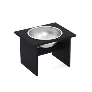 Minimalist Single Dog Bowl Stools Loll Designs Black Medium: 11 In Width 