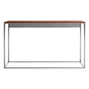Minimalista Console Table Console Table BluDot Stainless Steel / Walnut 