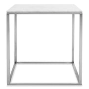 Minimalista Side Table side/end table BluDot Stainless Steel / Marble 