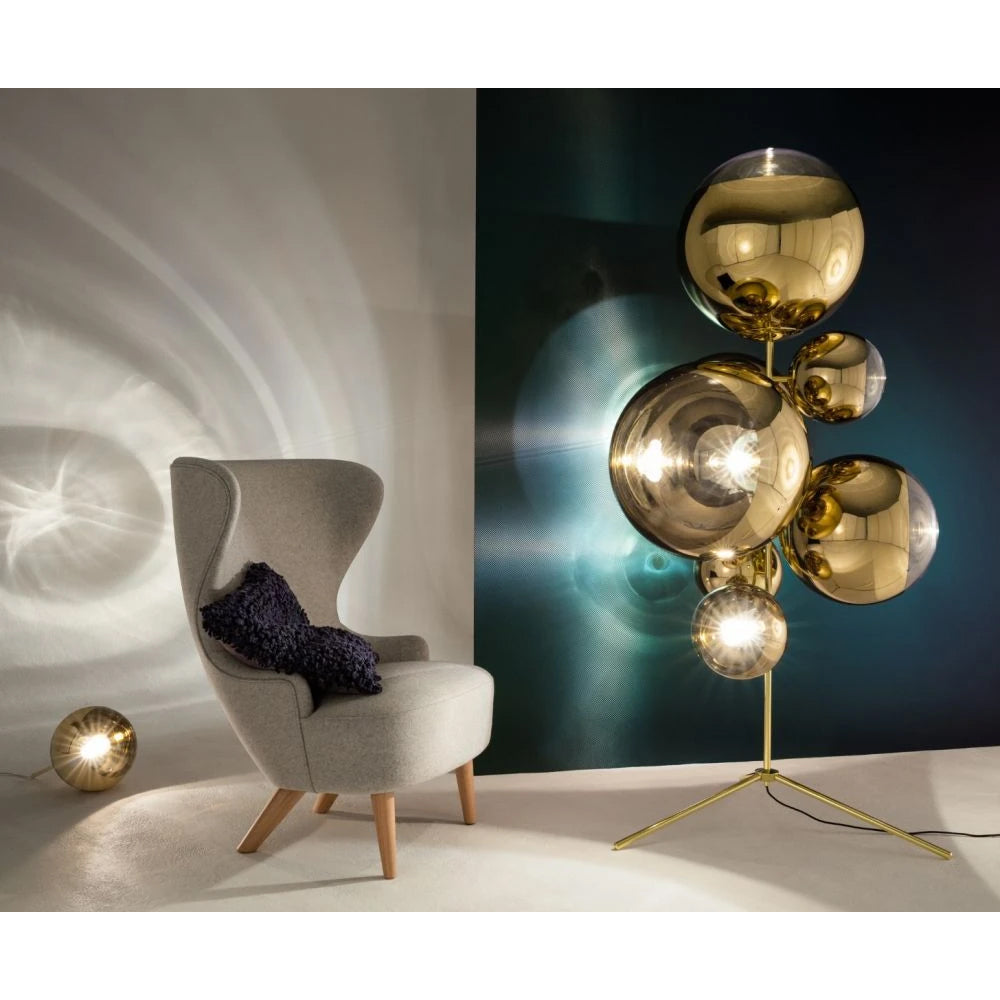 Mirror Ball Floor Chandelier Floor Lamps Tom Dixon 