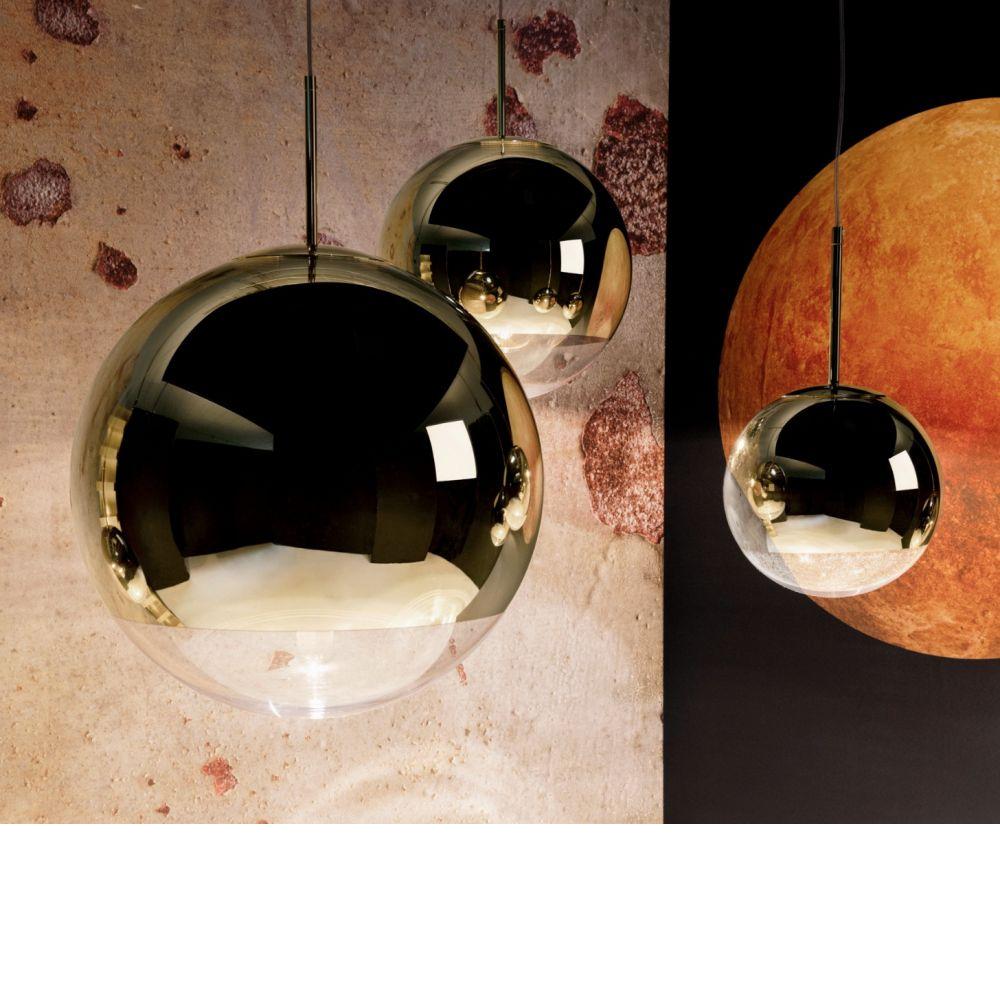 Mirror Ball Pendant hanging lamps Tom Dixon 