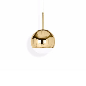 Mirror Ball Pendant hanging lamps Tom Dixon Small Gold 