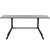 Miura Rectangular Folding Table Tables Plank Black 