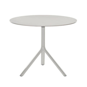 Miura Round Folding Table Tables Plank Large: 36 in diameter White 