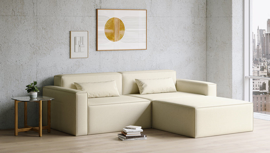 Mix Modular 3 Piece Sectional Sofa Sofa Gus Modern 