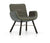 East River Lounge Chair lounge chair Vitra Leather combination jade Dark oak with protective varnish 