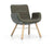 East River Lounge Chair lounge chair Vitra Leather combination jade Natural oak with protective varnish 