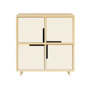 Modu-Licious #3 by BluDot storage BluDot Maple Ivory 