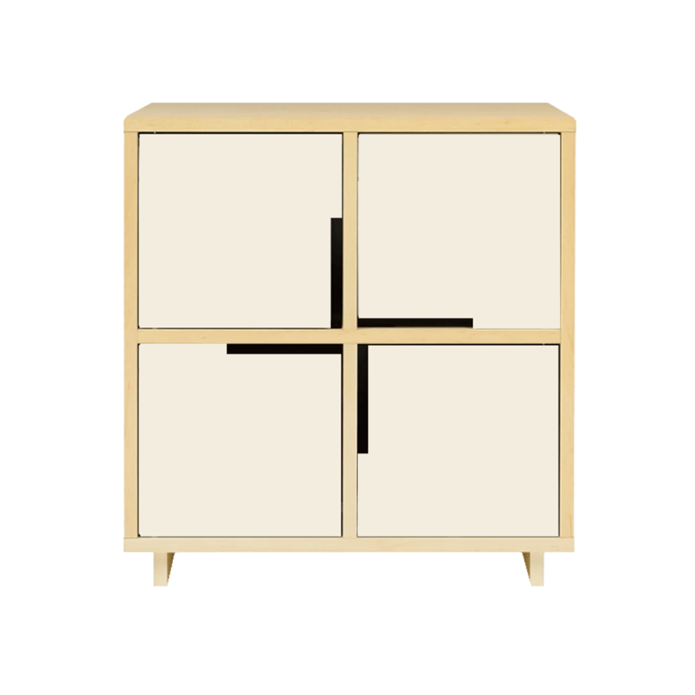 Modu-Licious #3 by BluDot storage BluDot Maple Ivory 