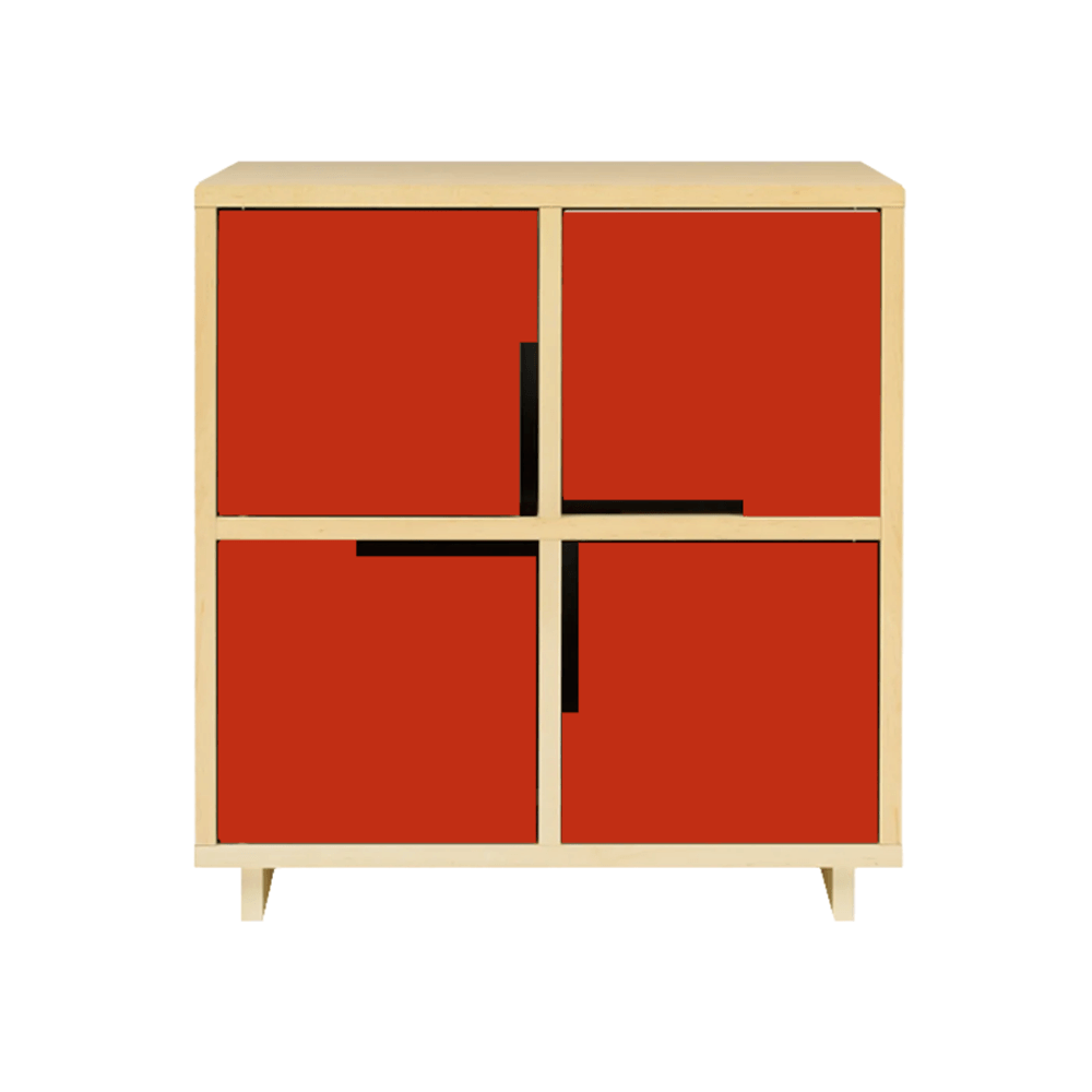 Modu-Licious #3 by BluDot storage BluDot Maple Red 