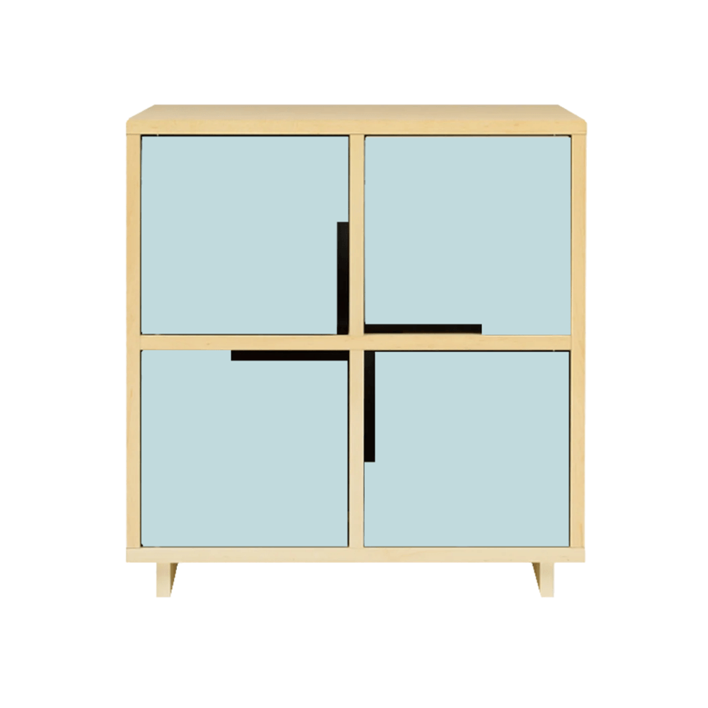 Modu-Licious #3 by BluDot storage BluDot Maple Robin&#39;s Egg Blue 