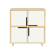 Modu-Licious #3 by BluDot storage BluDot Maple White 