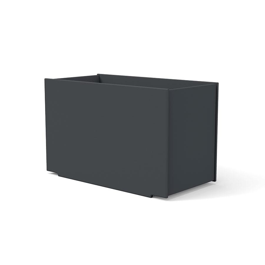 Mondo Planter planter Loll Designs Charcoal Grey Double - 28 Gallon 