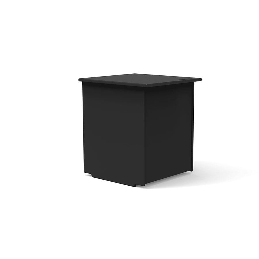 Mondo Single Planter with Lid planter Loll Designs Black 