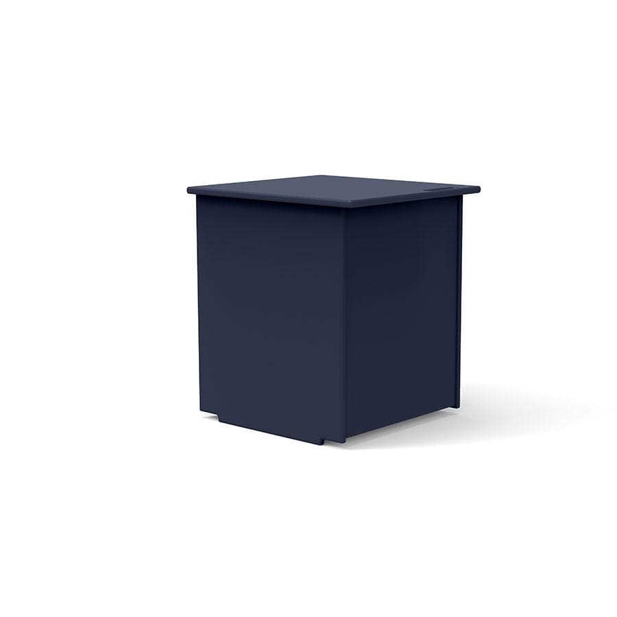 Mondo Single Planter with Lid planter Loll Designs Navy Blue 